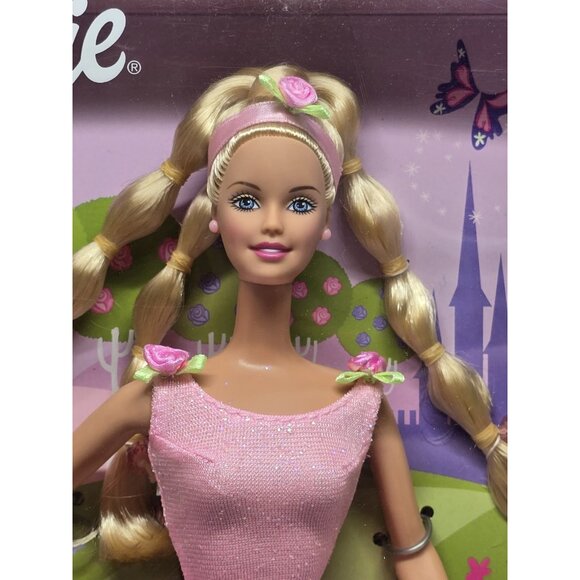 Rose Princess Blonde Barbie Doll Mattel 2000- New In Box - Picture 2 of 16